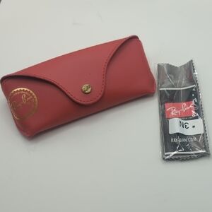 Ray-Ban Red Sunglasses Case